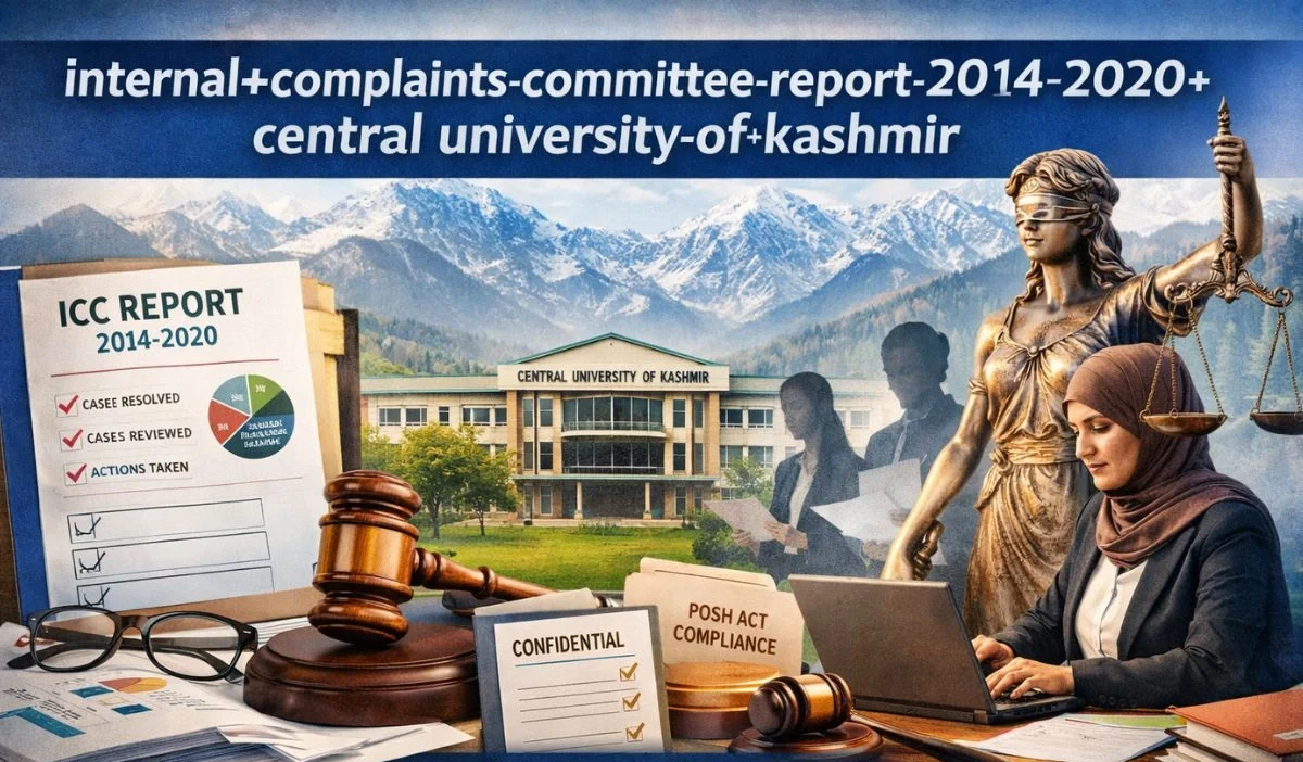 What is Internal+Complaints+Committee+Report+2014-2020+Central+University+of+Kashmir?
